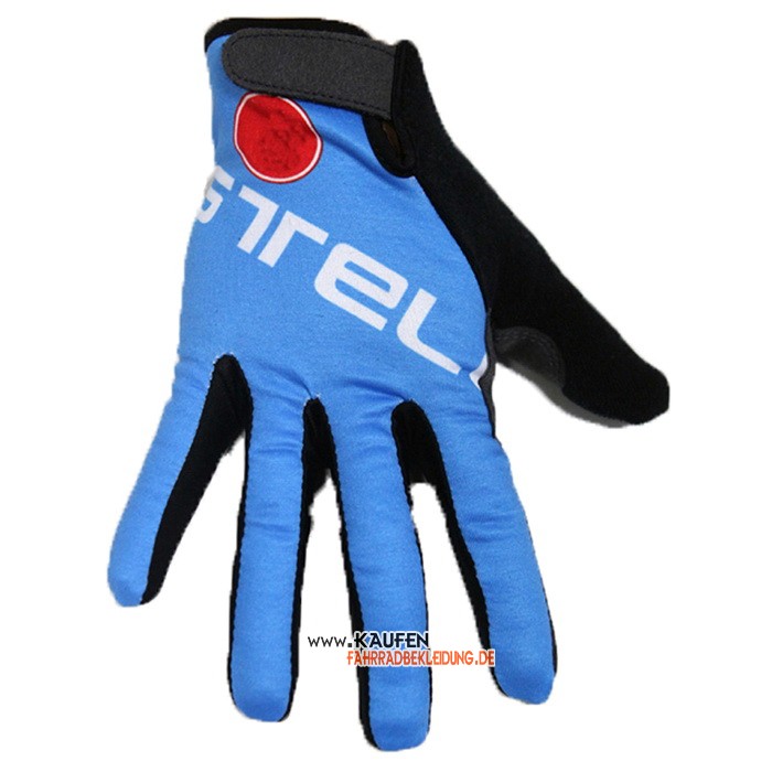 2020 Castelli Lange Handschuhe Blau Shwarz (4)